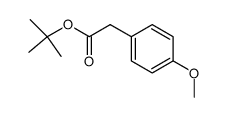 tert-butyl 2-(4-methoxyphenyl)acetate Structure