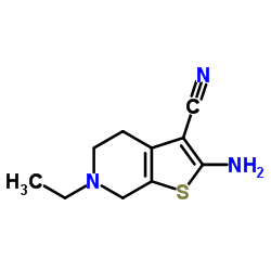 2-AMINO-6-ETHYL-4,5,6,7-TETRAHYDRO-THIENO[2,3-C]PYRIDINE-3-CARBONITRILE picture