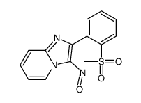 2-(2-methylsulfonylphenyl)-3-nitrosoimidazo[1,2-a]pyridine结构式