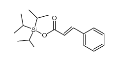 triisopropylsilyl 3-phenylacrylate结构式