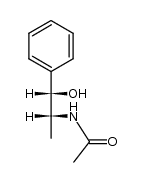 (+/-)-N-acetylnorephedrine Structure