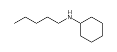 N,N-cyclohexyl-n-pentylamine结构式