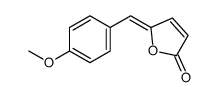 5-[(4-methoxyphenyl)methylidene]furan-2-one结构式