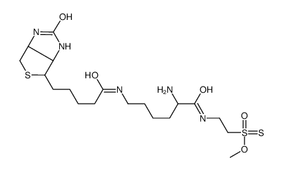 生物胞素酰胺基乙基甲烷硫代磺酸酯三氟乙酸盐结构式