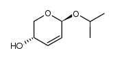 isopropyl β-D-2,3-dideoxypent-2-enoglyceropyranoside Structure