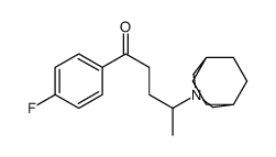 4-(3-azabicyclo[3.2.2]nonan-3-yl)-1-(4-fluorophenyl)pentan-1-one结构式