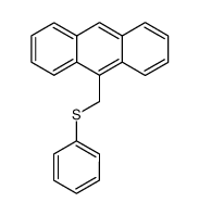 (anthracen-9-ylmethyl)(phenyl)sulfane Structure