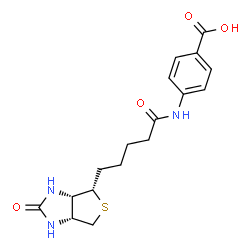 N-biotinyl-4-aminobenzoic acid结构式