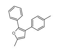 5-methyl-2-phenyl-3-(p-tolyl)furan结构式
