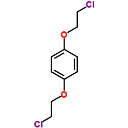 1,4-Bis(2-chloroethoxy)benzene Structure