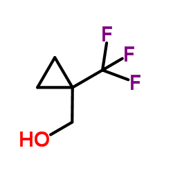 [1-(Trifluoromethyl)cyclopropyl]methanol Structure