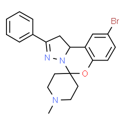 9'-bromo-1-methyl-2'-phenyl-1',10'b-dihydrospiro(piperidine-4,5'-pyrazolo[1,5-c][1,3]benzoxazine) picture