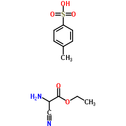 Ethyl 3-nitriloalaninate 4-methylbenzenesulfonate structure