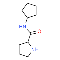 2-Pyrrolidinecarboxamide,N-cyclopentyl-(9CI)结构式