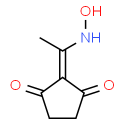 1,3-Cyclopentanedione, 2-[1-(hydroxyamino)ethylidene]- (9CI) Structure