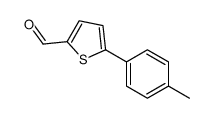 5-P-TOLYL-THIOPHENE-2-CARBALDEHYDE structure