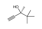 (3S)-3,4,4-trimethylpent-1-yn-3-ol结构式