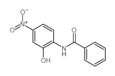 N-(2-hydroxy-4-nitro-phenyl)benzamide结构式