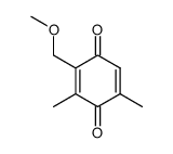 2,6-dimethyl-3-(methoxymethyl)-p-benzoquinone Structure