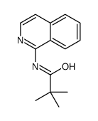 N-isoquinolin-1-yl-2,2-dimethylpropanamide Structure