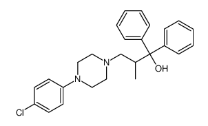 3-[4-(4-chlorophenyl)piperazin-1-yl]-2-methyl-1,1-diphenylpropan-1-ol结构式