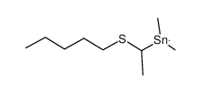 pentyl 1-(trimethylstannyl)sulfide Structure