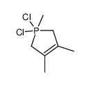 1,1-dichloro-1,3,4-trimethyl-2,5-dihydro-1λ5-phosphole Structure