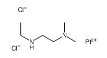 N-ethyl-N',N'-dimethylethane-1,2-diamine,platinum(2+),dichloride Structure