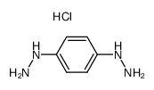 1,4-dihydrazino-benzene, dihydrochloride结构式