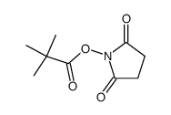 2,5-dioxopyrrolidin-1-yl pivalate结构式
