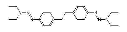 1,2-bis(4'-diethyltriazenylphenyl)ethane Structure