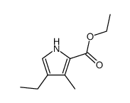 1H-PYRROLE-2-CARBOXYLIC ACID,4-ETHYL-3-METHYL-,ETHYL ESTER Structure