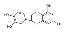 (2S)-2-(3,4-dihydroxyphenyl)-3,4-dihydro-2H-chromene-5,7-diol Structure