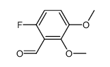 2,3-Dimethoxy-6-fluorobenzaldehyde Structure