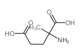 Glutamic acid,2-methyl- Structure