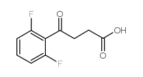 4-(2,6-difluorophenyl)-4-oxobutanoic acid structure