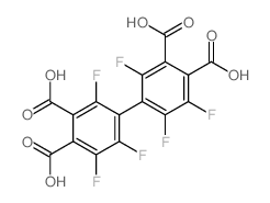 4-(3,4-dicarboxy-2,5,6-trifluoro-phenyl)-3,5,6-trifluoro-phthalic acid结构式