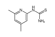 (4,6-Dimethyl-pyridin-2-yl)-thiourea structure