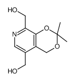 [8-(hydroxymethyl)-2,2-dimethyl-4H-[1,3]dioxino[4,5-c]pyridin-5-yl]methanol Structure