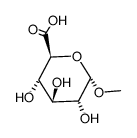 1-O-methyl-α-D-glucopyranuronic acid Structure