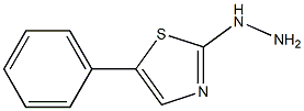 (5-Phenyl-thiazol-2-yl)-hydrazine结构式