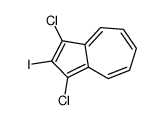 1,3-dichloro-2-iodoazulene Structure