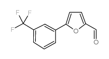 5-(3-trifluoromethyl-phenyl)-furan-2-carbaldehyde structure