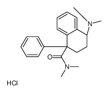 [(1R)-4-(dimethylcarbamoyl)-4-phenyl-2,3-dihydro-1H-naphthalen-1-yl]-dimethylazanium,chloride结构式