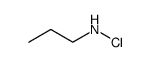 N-chloro-n-propylamine Structure
