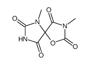 (+/-)-3,6-dimethyl-1-oxa-3,6,8-triazaspiro[4,4]nonane-2,4,7,9-tetraone结构式