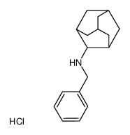 N-benzyl-1-aminoadamantane hydrochloride结构式