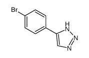 5-(4-溴苯基)-1H-1,2,3-噻唑结构式