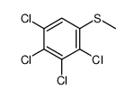 1,2,3,4-tetrachloro-5-methylsulfanylbenzene Structure