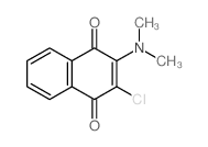 1,4-Naphthalenedione,2-chloro-3-(dimethylamino)- Structure
